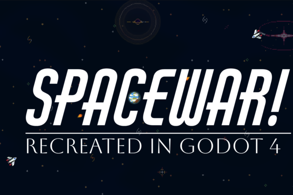 SpaceWar! The First Video Game | Recreated in Godot 4